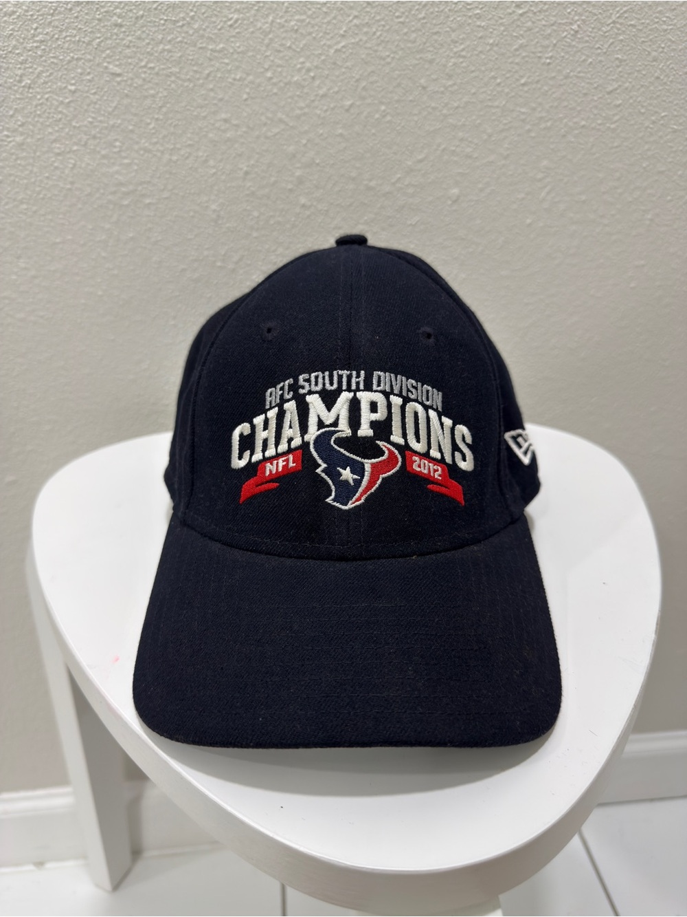 New Era Navy Vintage Houston Texans AFC South Champions 2012 Embroidered Cap